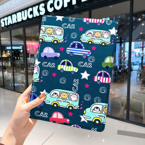 蚕丝纹皮套+硅胶软壳 人气彩绘