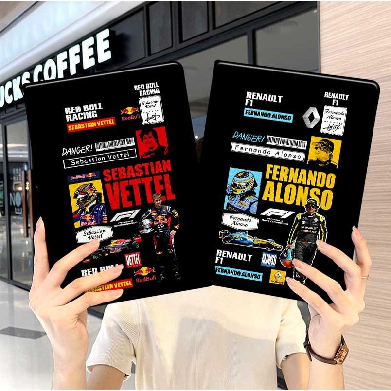 F1赛车ipad10保护套pro2024款11寸5苹果air7平板mini6壳4迷你3适用2三折2020带笔槽8第9代2021周边2018阿隆索