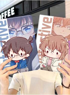 名侦探柯南ipad10保护套pro2024款11寸5苹果air7平板mini6壳4迷你3适用2三折2020带笔槽8第9代2021卡通2018女