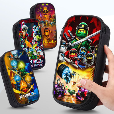 幻影忍者周边笔袋小学生铅笔盒2025年新款超火网红爆款文具袋初中生笔盒学生文具盒儿童幼儿园男生男孩大容量