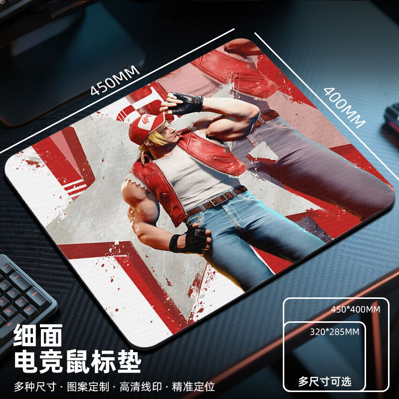 街霸6不知火舞鼠标垫电竞fps游戏专用2025新款电脑桌垫大小号炫酷