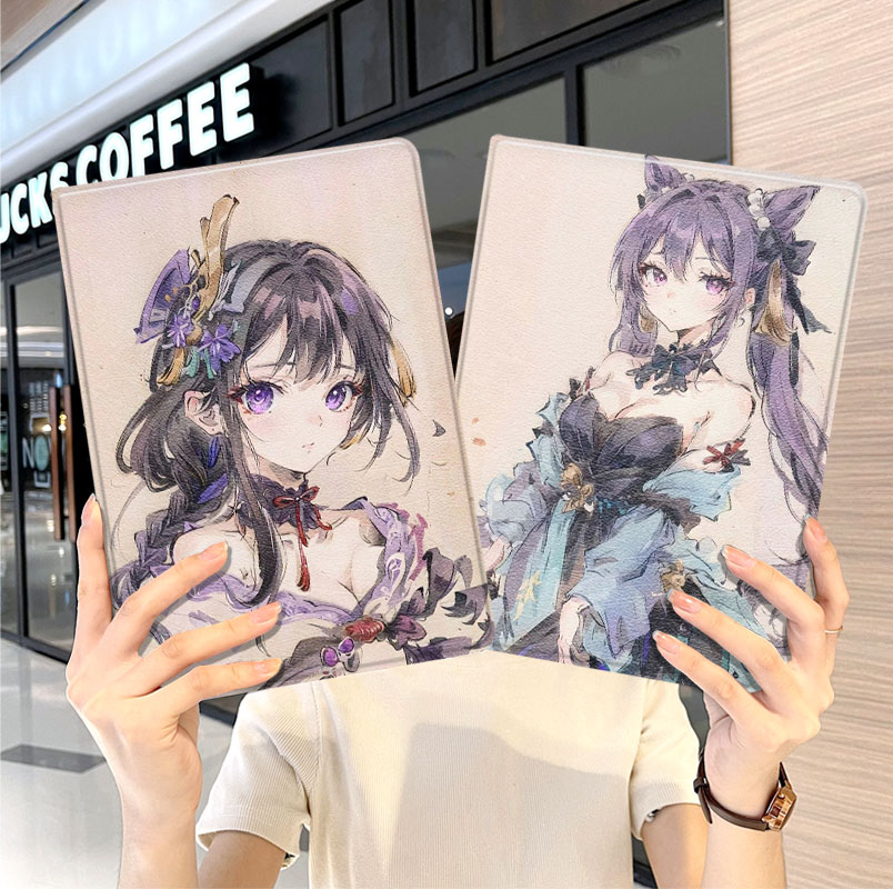 原神平板华为三折带笔槽