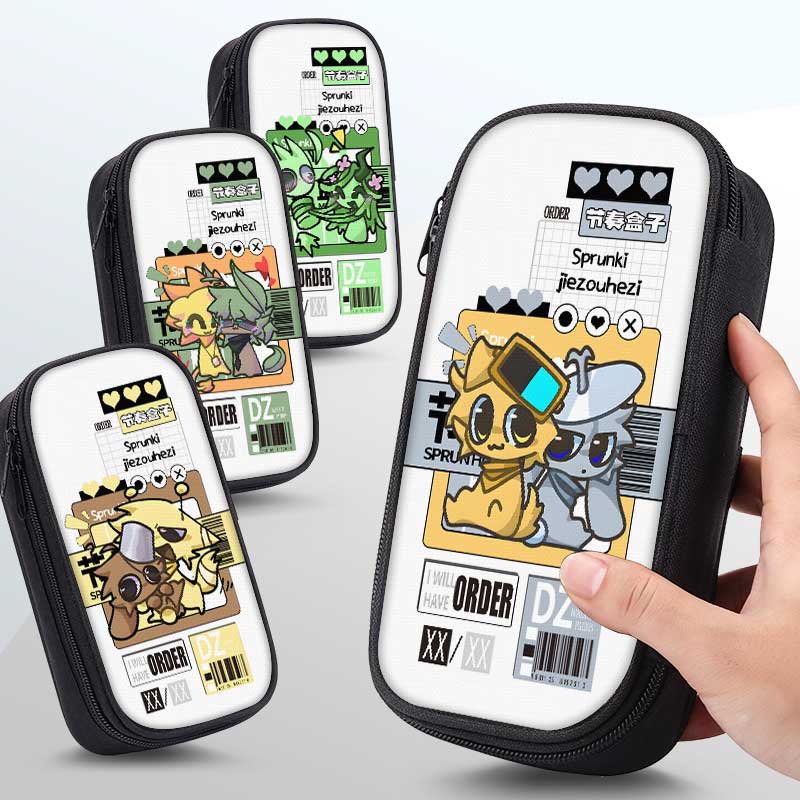 sprunki节奏盒子笔袋小学