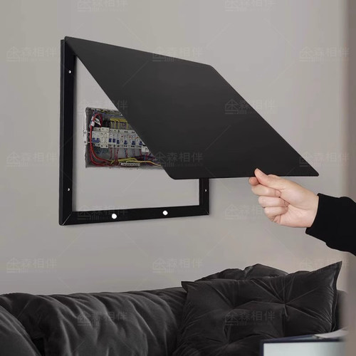 超薄推拉电表箱哑光强电箱盖板