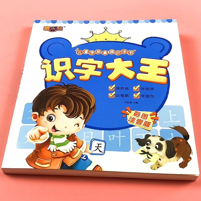 幼儿学前识字大王正版看图认字神器幼小衔接幼儿园宝宝老师推荐