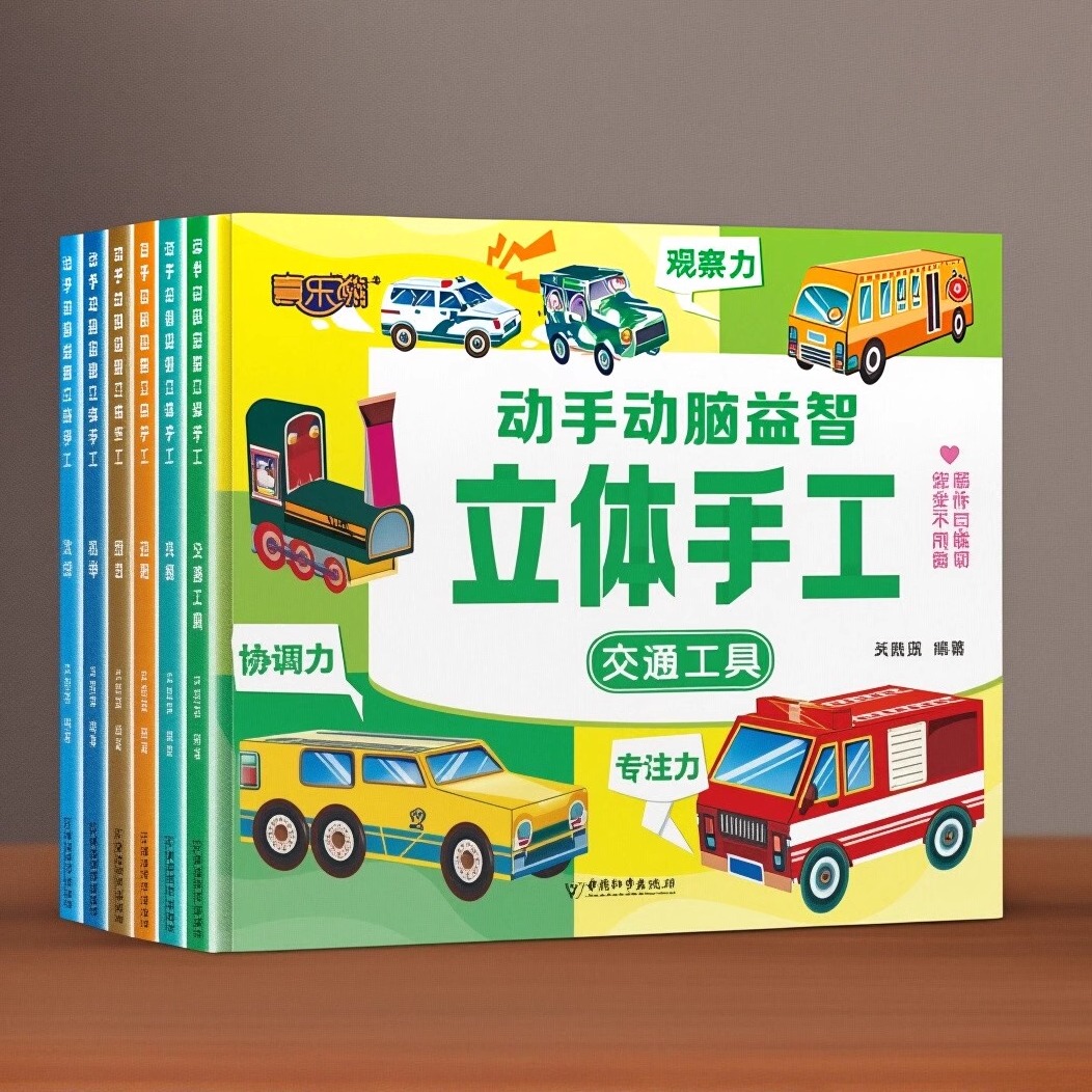 3d立体手工折纸早教益智