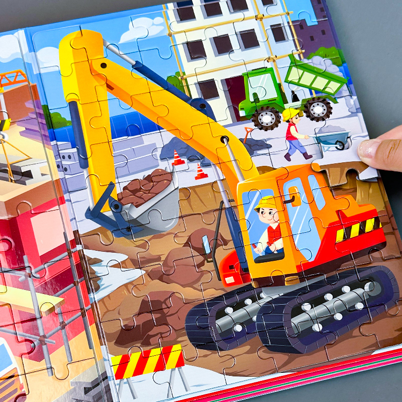 舔嘴猪磁力拼图益智玩具