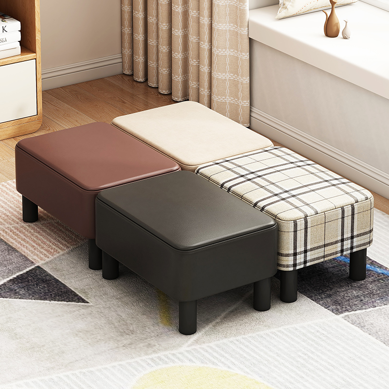 沙发脚凳家用垫脚凳搁脚凳创意小板凳简约茶几凳子门口换鞋凳矮凳
