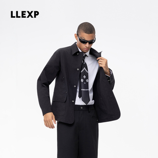 【微皱牛津纺面料】LLEXP多口袋休闲夹克2025年新款城市机能外套