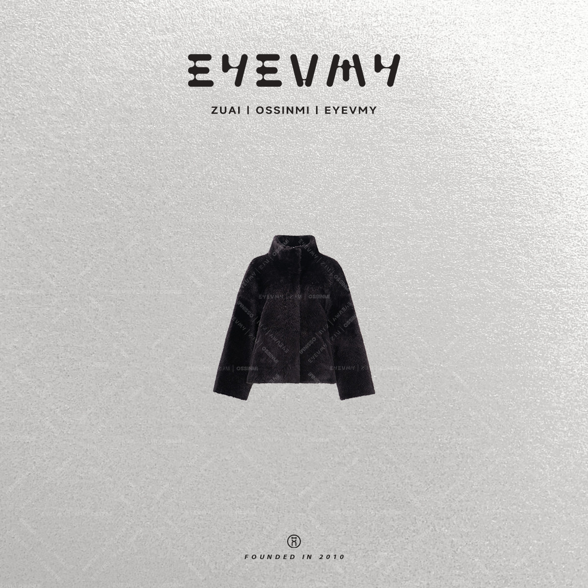 【莫西干小毛尖】乌梅子酱拉贡羊皮毛一体皮草短款外套WT54PWK003