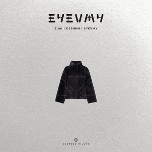 【莫西干小毛尖】乌梅子酱拉贡羊皮毛一体皮草短款外套WT54PWK003