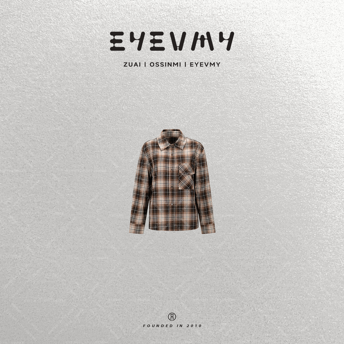 【宝宝纱复古格纹衬衫】复古宽松慵懒AB面棉纱精纺衬衣WT54CYQ322