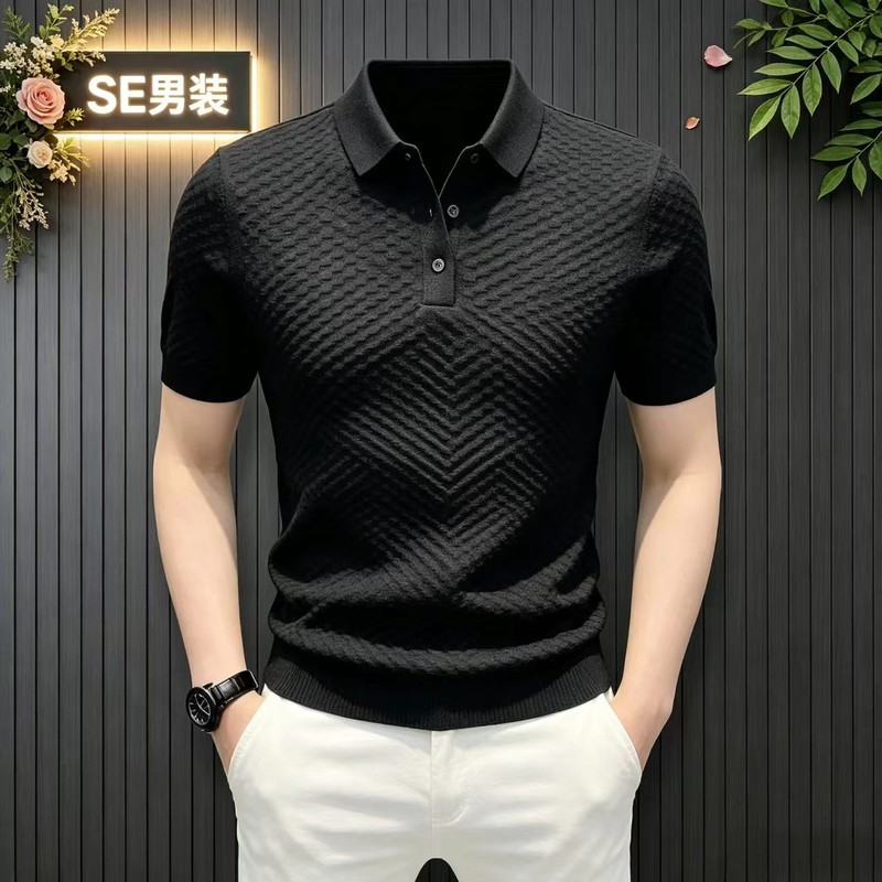 SEEKINGWOODS 高档夏季男士短袖POLO衫潮流百搭翻领半袖T恤男装