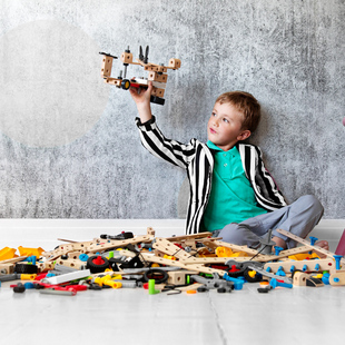 工具箱益智玩具3岁 BRIO机械大师儿童拧螺丝组装 小小工程师