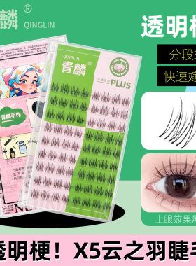 青麟分段假睫毛云之羽