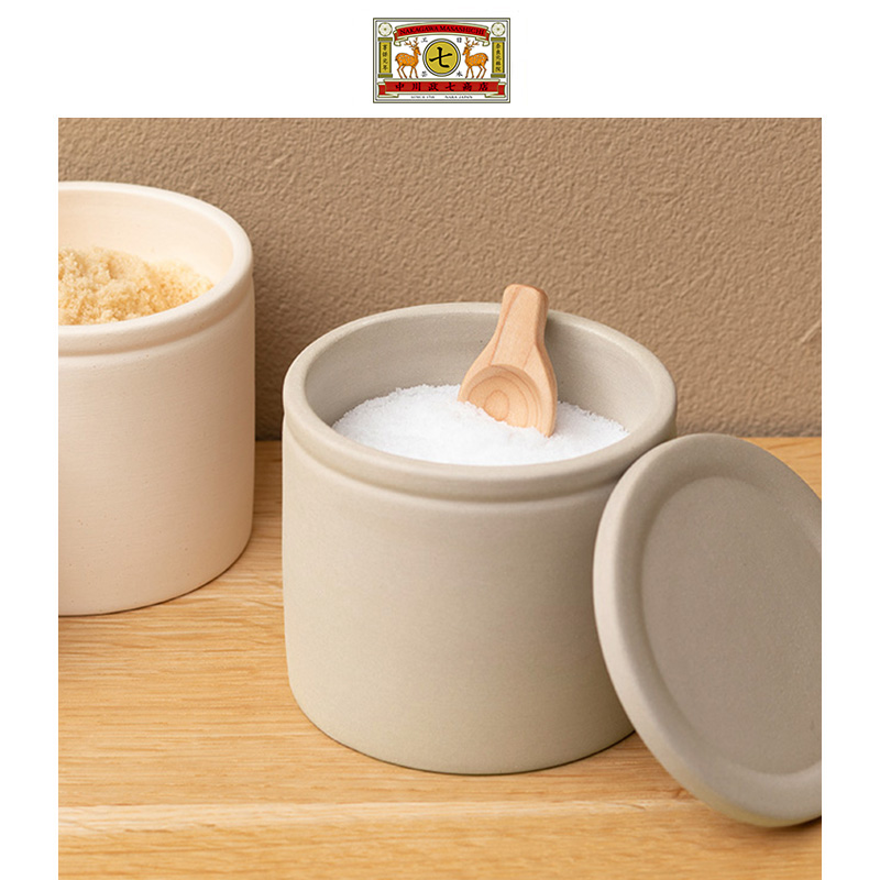 常滑烧盐壶不结块陶瓷盐罐大号