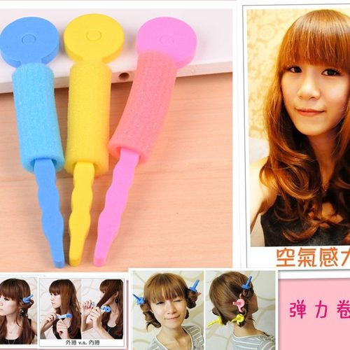 美发卷家用卷发筒不伤发刘海卷发器女海绵卷发器睡觉可带卷发神器