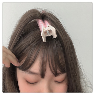 发根夹子头发无痕自然蓬蓬前额刘海夹神器鸭嘴懒人头顶卷发夹甜美