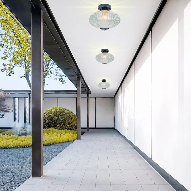 定制玻璃阳光房吸顶灯户外阳台走廊凉亭廊架露台灯别墅大门口庭院