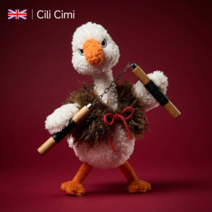 CiliCimi破阵鹅玩偶毛绒玩具儿童陪伴公仔安抚娃娃生日礼物送男女