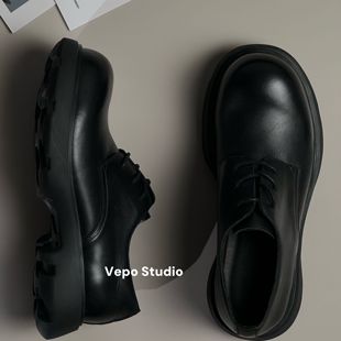 李玮柏的鞋原样开发AC德比鞋增高发泡星星底轻质化大牌奢感德比鞋