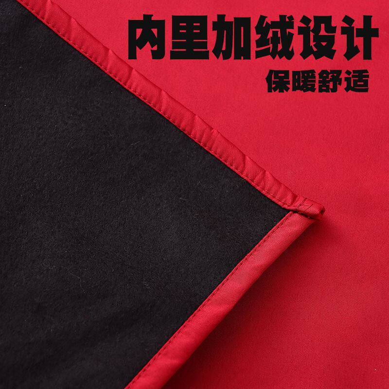 加绒罩衣男女士防水防油