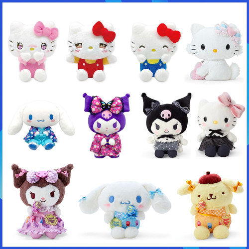 三丽鸥HelloKitty美乐蒂库洛米情人节气球挂件公仔