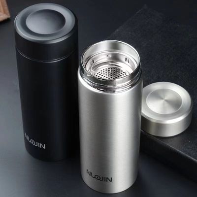 保温杯居家办公便携304特级不锈钢双层真空男女士免费定制茶水杯