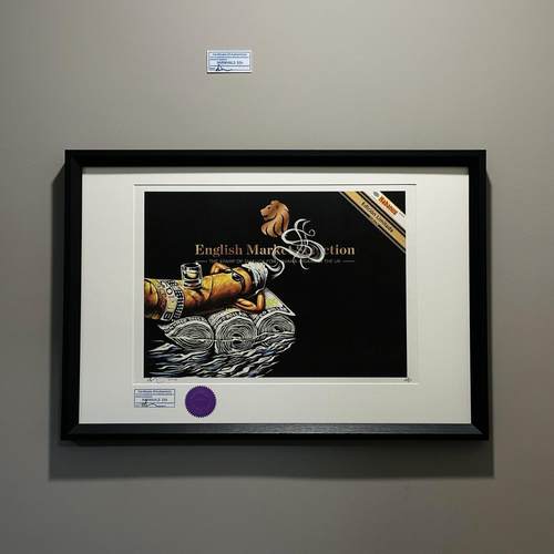 S5H ART 正品限量版画 EMS古巴雪茄高希霸Cohiba 潮流艺术装饰画