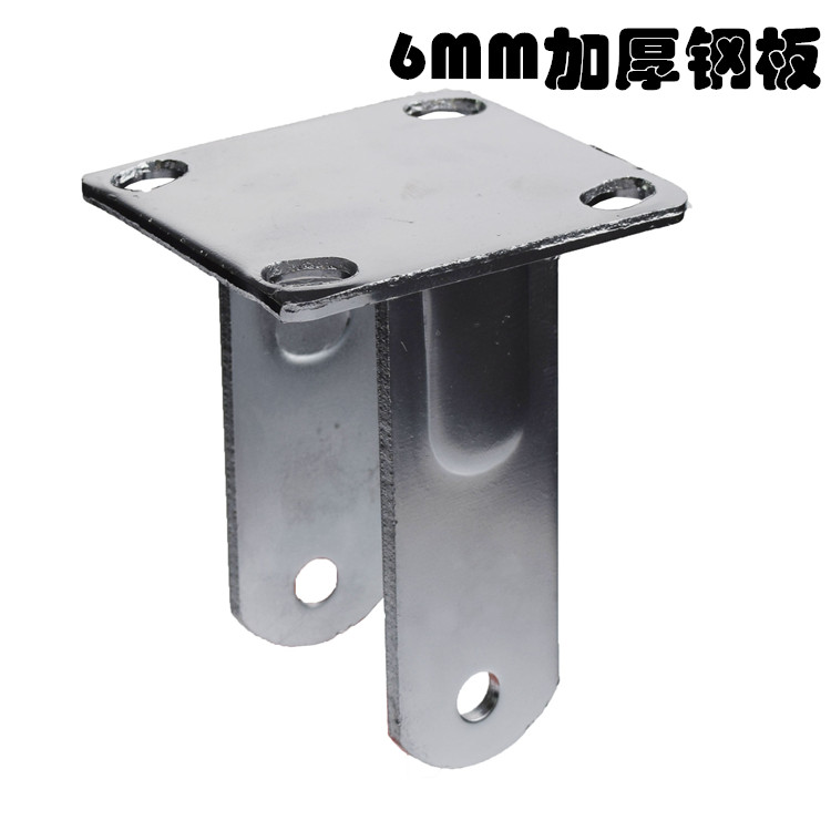 新品5寸6寸8寸重型万向脚轮支架万向角轮刹n车轮光铁架子胶轮定制