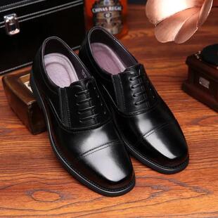 塔弗森轻奢鞋服新款四季可穿商务男鞋百搭正装休闲舒适皮鞋单绒可