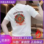 T恤男女同款 260克重磅100%棉短袖 圆领 春夏款 佐罗轻奢Amphelisia