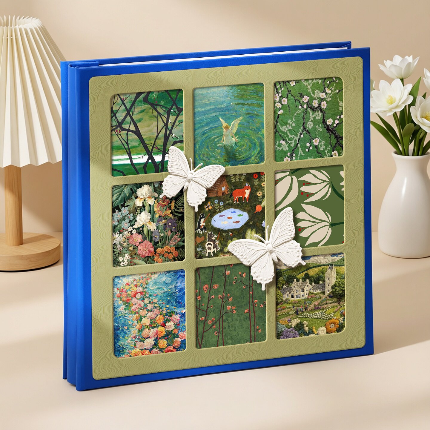 覆膜相册本纪念册大容量diy自粘式影集345寸家庭情侣照片收纳相簿