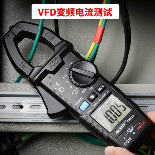多功能万用c表表钳形型钳形数字防烧度钳小型。o电流表C便携式高