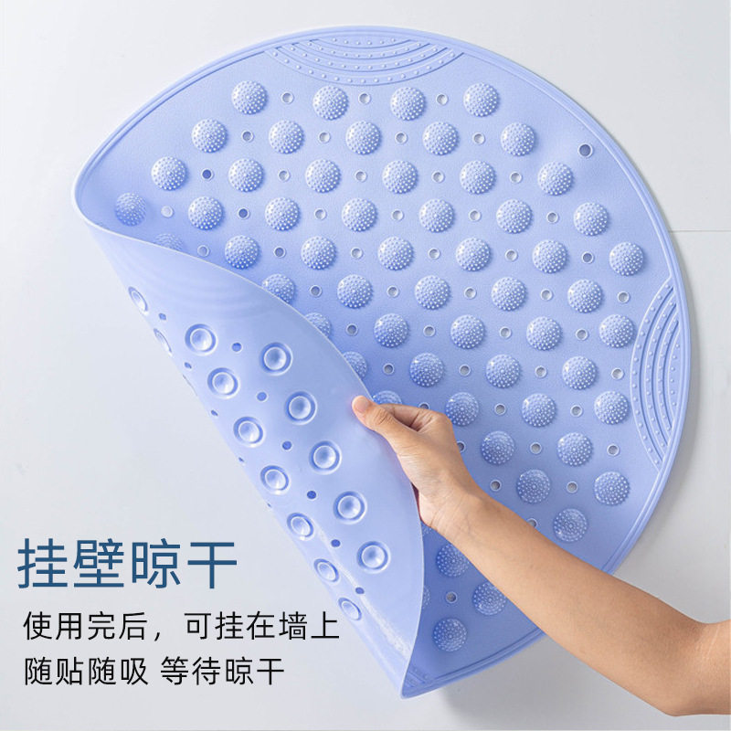 圆形浴室防滑垫淋浴房疏