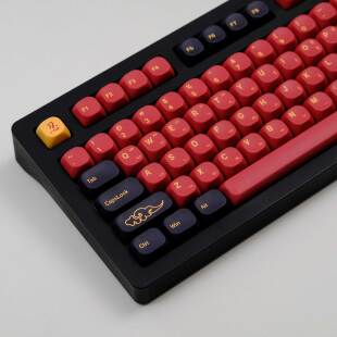 KBDiy 红武士主题键帽韩语布局KOA高度PBT五面热升华机械键盘ikbc