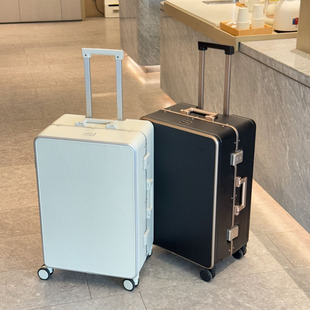 咔来仕2025新款行李箱女大容量加厚铝框旅行箱男学生拉杆密码箱子