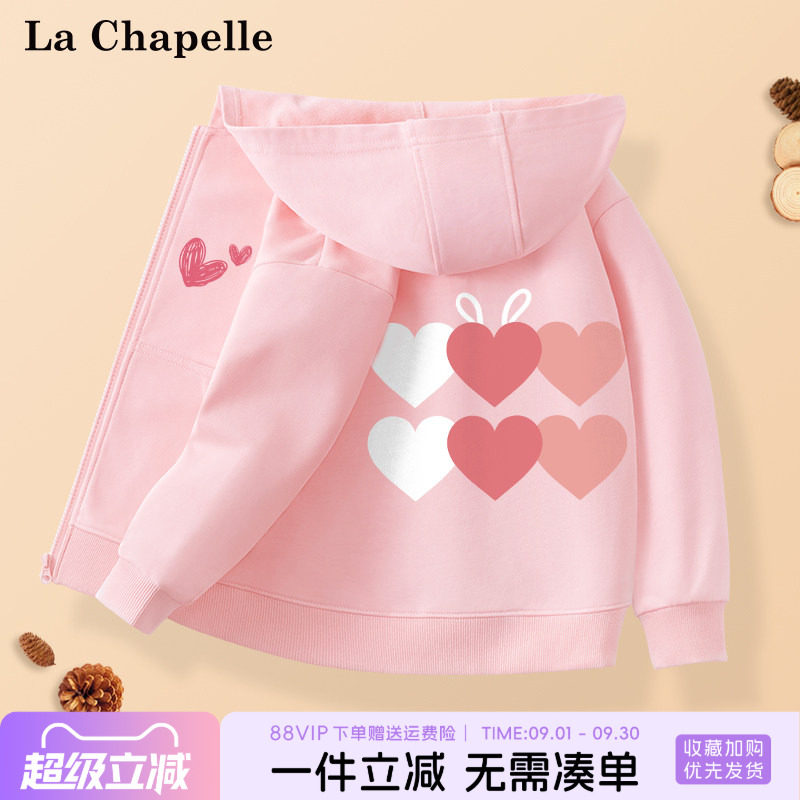 女童秋装薄款拉夏贝尔春秋款图片