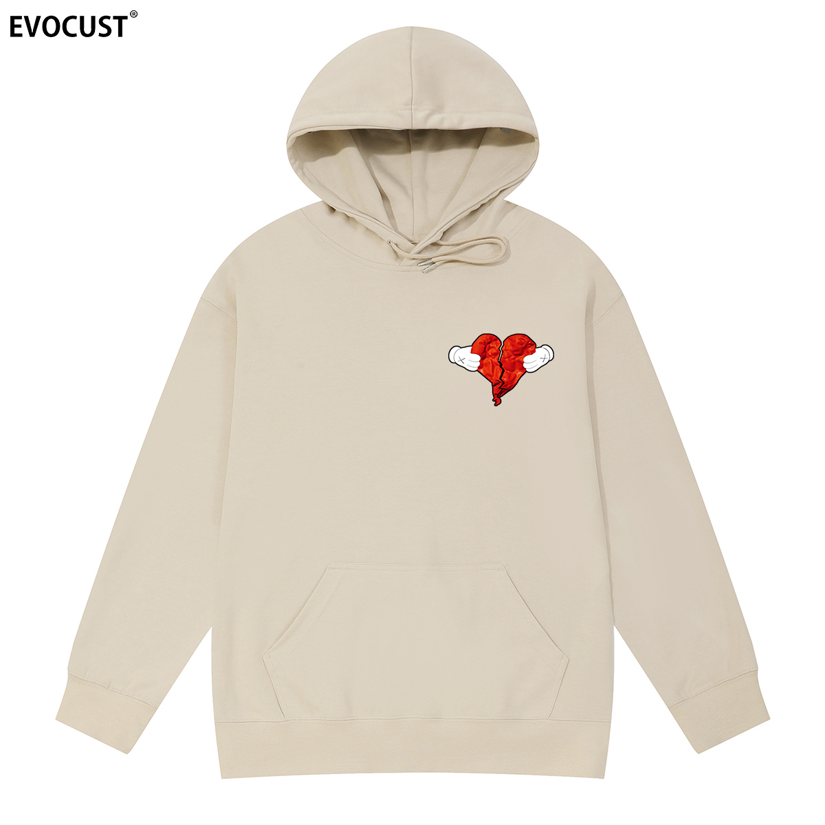 Kanye West连帽卫衣嘻哈潮牌心碎808s Heartbreak男女侃爷帽衫