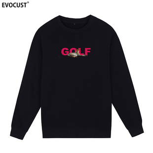 Golf Wang卫衣豹美人logo印花Tyler The Creator圆领美式休闲ins