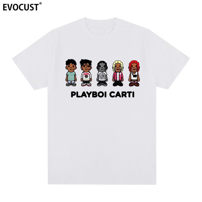playbolcarti短袖T恤卡通