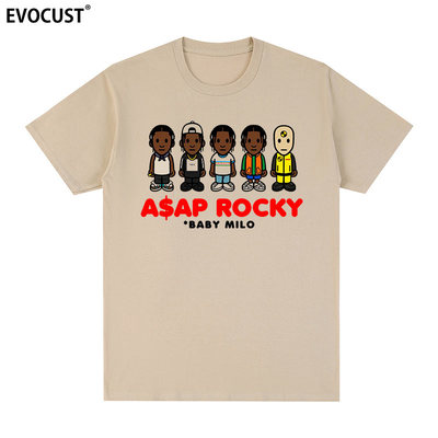 ASAProcky短袖T恤嘻哈baby