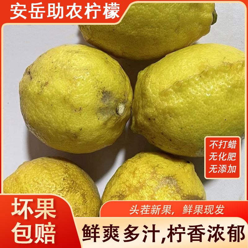 安岳助农黄柠檬多汁够酸