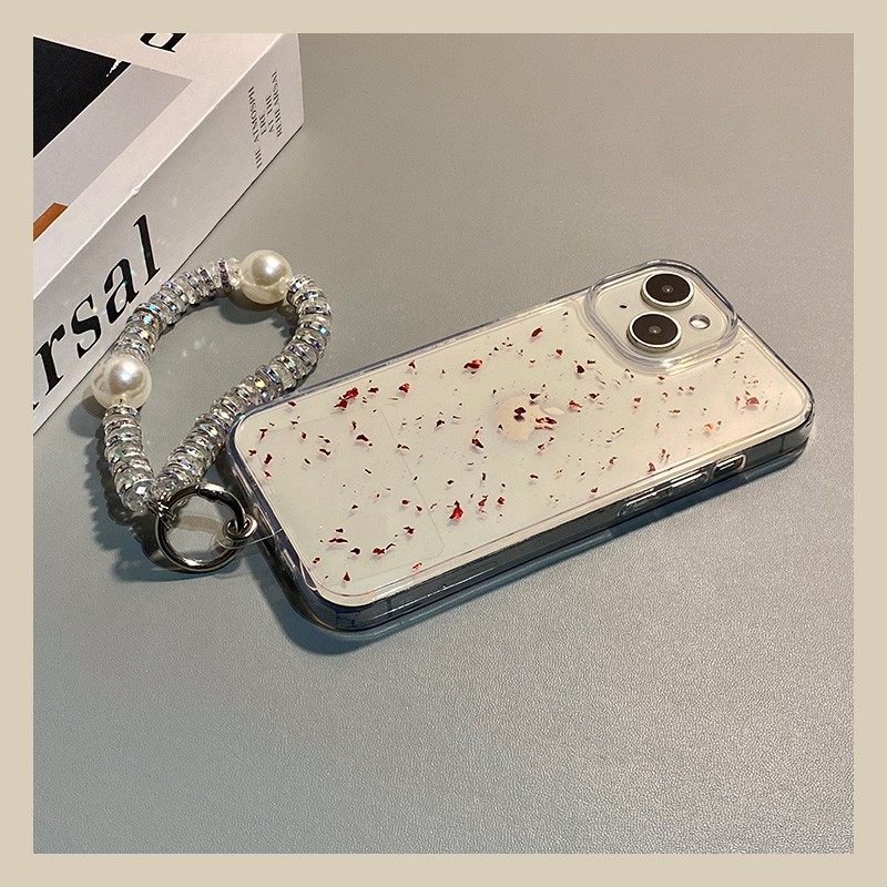 手机壳滴胶红色金箔新年本命年简