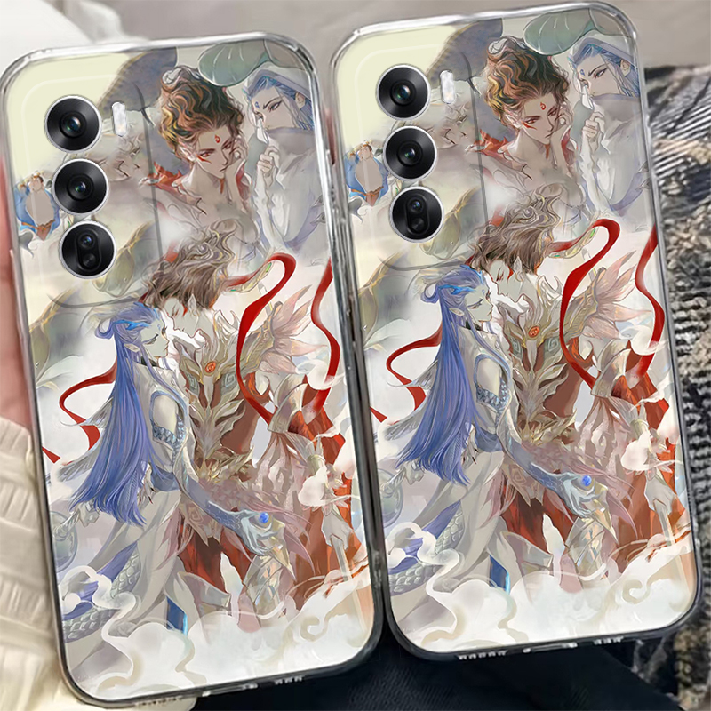 哪吒2魔童适用opporeno13手机壳reno12pro敖丙reon11敖光10por+十9三太子7se透明6卡通5k创意4se硅胶3小众软p