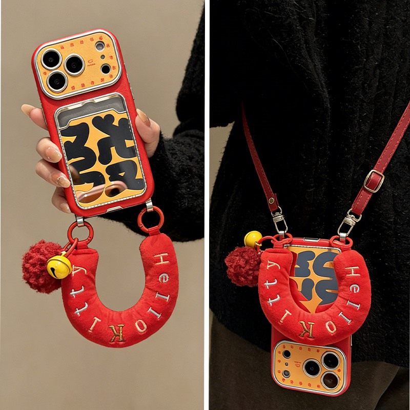 2026新年红色发财卡包适用小米17promax手机壳15斜挎14可背带13立体por手腕带mi挂绳米潮牌新款斜跨卡套硅胶p,3C数码配件,手机保护套/壳,淘宝优惠券,粉丝福利购,淘宝优惠卷