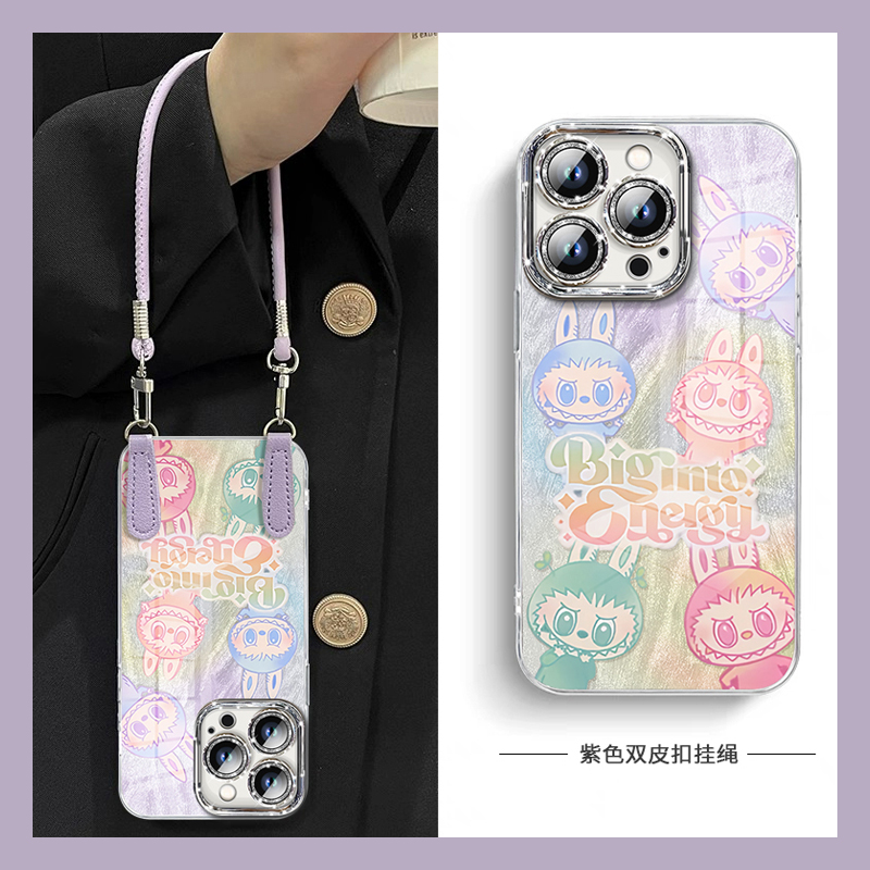 彩色晕染拉布布适用小米红米note14pro+手机壳noto13r立体12turbo磁吸11支架10卡通9/14c十/turbo4/redmi羽纱