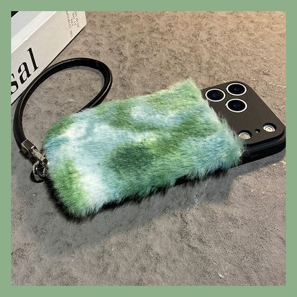 晕染水墨绿色适用小米红米note15pro+手机壳noto14拼色13撞色12turbo挂绳11t液态10毛绒9秋冬8硅胶7十redmi软