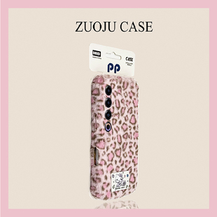 ins风豹纹kt猫适用魅族22mini手机壳note16贴纸21pro毛绒20秋冬季18por可爱18x软7/16spor/16t/16x/16thplus