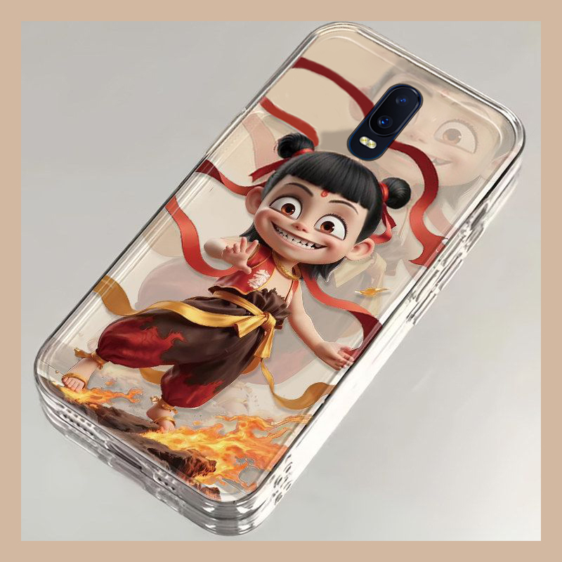 哪吒魔童降世适用oppor17pro手机壳r15x梦境版r11splus闹海r9s卡通r7plus创意r17小众oppo可爱0pp0硅胶新款软